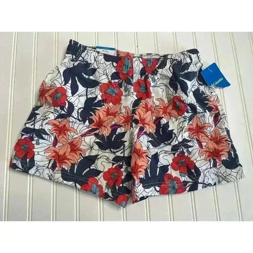 Columbia Women's Sandy River II Printed 5" Inseam Pull On Shorts Size XS NEW. 53